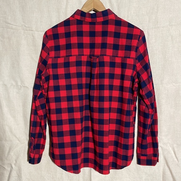 Zara Basic Plaid Button Down - Picture 3 of 3